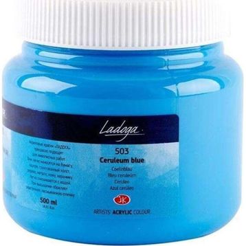 St.Petersburg 500 ml Ceruleum Blue Hue 503 Ladoga Akrilik Boya