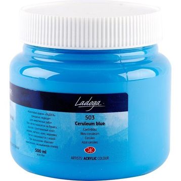 St.Petersburg 500 ml Ceruleum Blue Hue 503 Ladoga Akrilik Boya