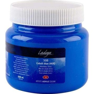 St.Petersburg 500 ml Cobalt Blue Hue 508 Ladoga Akrilik Boya