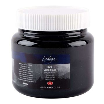St.Petersburg 500 ml Lamp Black 801 Ladoga Akrilik Boya
