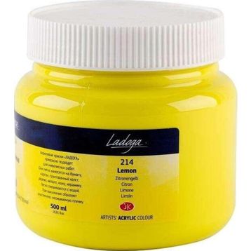 St.Petersburg 500 ml Lemon 214 Ladoga Akrilik Boya