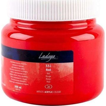 St.Petersburg 500 ml Red 331 Ladoga Akrilik Boya
