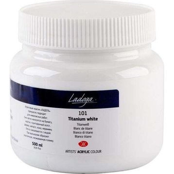 St.Petersburg 500 ml Titanium White 101 Ladoga Akrilik Boya