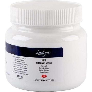 St.Petersburg 500 ml Titanium White 101 Ladoga Akrilik Boya