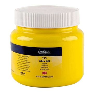 St.Petersburg 500 ml Yellow Light 213 Ladoga Akrilik Boya