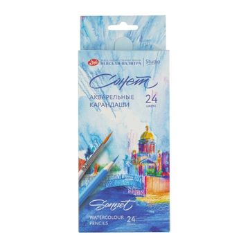 St.Petersburg 5798927 24 Renk N:81411438 Sonnet Aquarell Kalem Seti