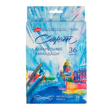 St.Petersburg Sonnet Aquarell 36 Renk Kalem Seti