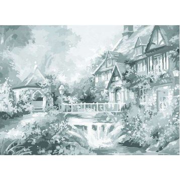St.Petersburg Sonnet Desenli 30x40 cm Garden Tuval