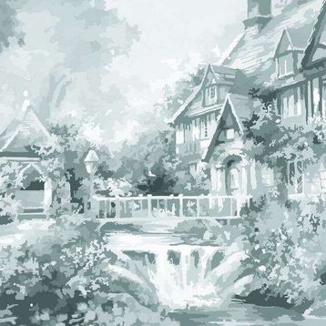 St.Petersburg Sonnet Desenli 30x40 cm Garden Tuval