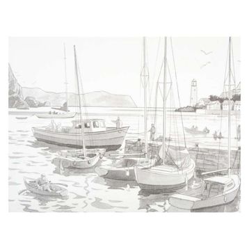 St.Petersburg Sonnet Desenli 30x40 cm Harbour Tuval