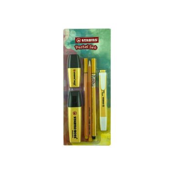 Stabilo 6'lı Sarı 70/144-6 Tek Renk Pastel Set