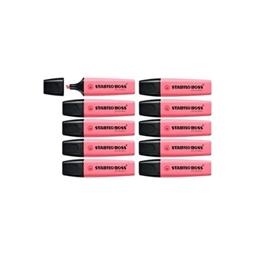 Stabilo Boss Original Pastel Gülpembe Fosforlu Kalem 10 Adet