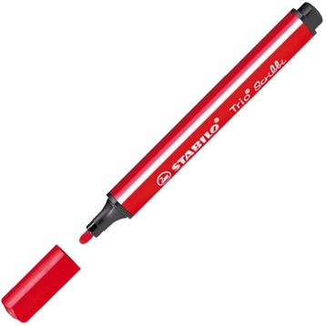 Stabilo Trio Scribbi Yaylı Uçlu Kırmızı Keçeli Kalem