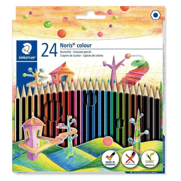 Staedtler 185 C24 24'lü Wopex Noris Kuru Boya