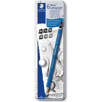 Staedtler 6'lı Mars Lumograph Dereceli Kalem Seti