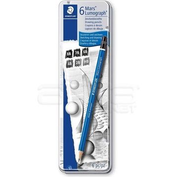 Staedtler 6'lı Mars Lumograph Dereceli Kalem Seti