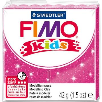Staedtler Fimo Kids 262 Yaldızlı Fuşya 42 gr Yumuşak Polimer Kil
