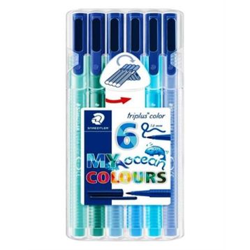 Staedtler Triplus Color Okyanus Renkleri 6'lı Kalem Seti
