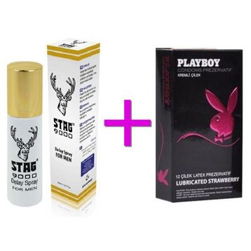 Stag 9000 Delay Sprey +12'li Prezervatif