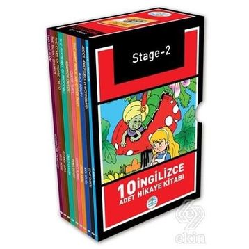 Stage-2 İngilizce Hikaye Seti 10 Kitap Kutulu-Mavi Çocuk Yayınları