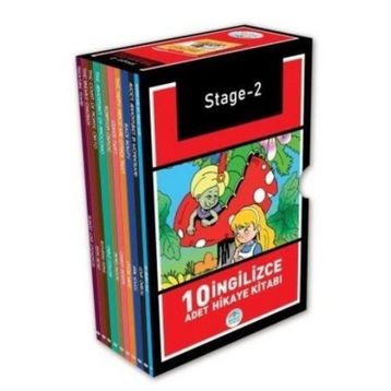 Stage-2 İngilizce Hikaye Seti 10 Kitap Kutulu-Mavi Çocuk Yayınları