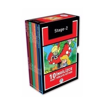 Stage-2 İngilizce Hikaye Seti 10 Kitap Kutulu-Mavi Çocuk Yayınları