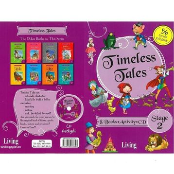 Stage 2-Timeless Tales 8 Books+Activity+CD - Kollektif