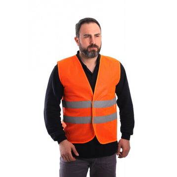 Standart Turuncu İkaz Yeleği