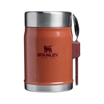 Stanley 0.40 lt Hammertone Clay Klasik Kaşıklı Paslanmaz Çelik Yemek Termosu