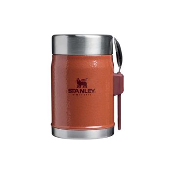 Stanley 0.40 lt Hammertone Clay Klasik Kaşıklı Paslanmaz Çelik Yemek Termosu