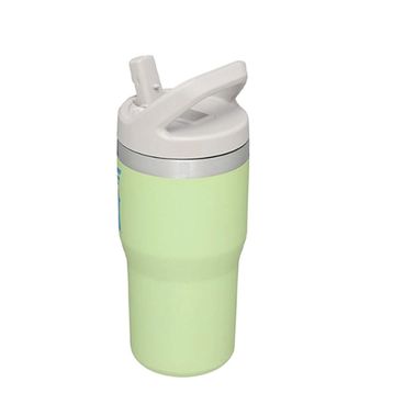 Stanley 10-10997-004 The Wild Imagination Ice Flow Flip Straw Tumbler Fıstık Yeşili 0.59 L Pipetli Bardak Termos