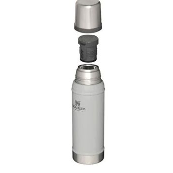 Stanley 750 ml Koyu Beyaz Klasik Vakumlu Paslanmaz Çelik Termos