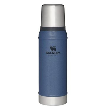 Stanley 750 ml Koyu Mavi Klasik Vakumlu Paslanmaz Çelik Termos