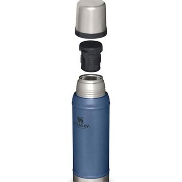 Stanley 750 ml Koyu Mavi Klasik Vakumlu Paslanmaz Çelik Termos