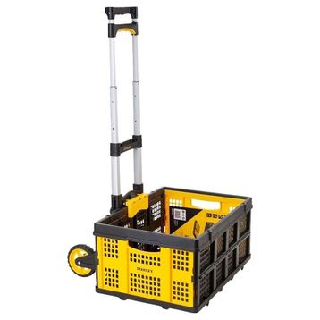 Stanley FT509 70 kg Katlanır Alüminyum El Arabası + FT505 25 kg Katlanır Çok Amaçlı Taşıma Sepeti
