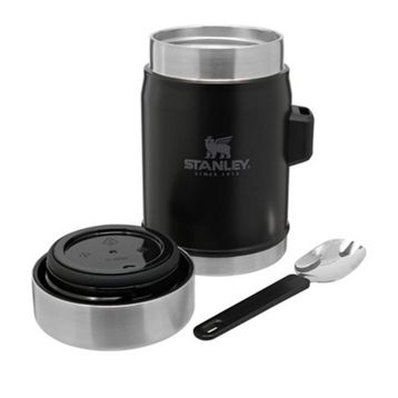 Stanley Klasik 0.40 lt Siyah Çelik Yemek Termosu