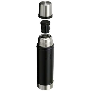Stanley Klasik Vakumlu 0.6 lt Paslanmaz Çelik Siyah Termos