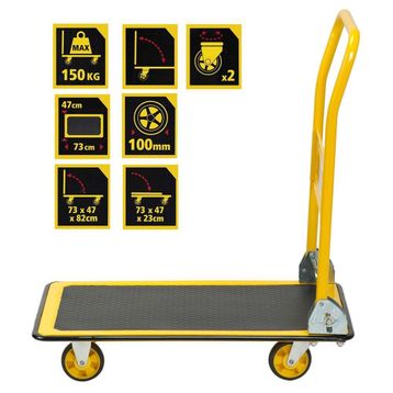 Stanley PC527 150Kg Kapasiteli Paket Taşıma Arabası
