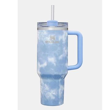 Stanley Quencher 1.18 lt Mavi Beyaz Pipetli Termos