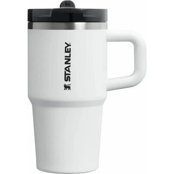 Stanley Quencher ProTour Flip Straw Tumbler Beyaz Siyah 0.60 lt Pipetli Termos Bardak