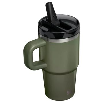 Stanley Quencher ProTour Flip Straw Tumbler Haki 0.60 lt Pipetli Termos Bardak