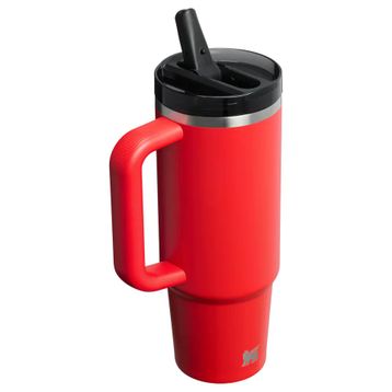 Stanley Quencher ProTour Flip Straw Tumbler Kırmızı 1.18 lt Pipetli Termos