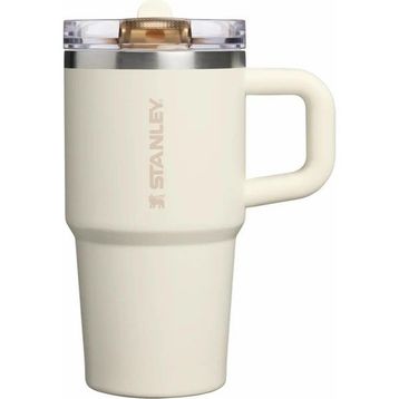 Stanley Quencher ProTour Flip Straw Tumbler Krem 0.60 lt Pipetli Termos Bardak