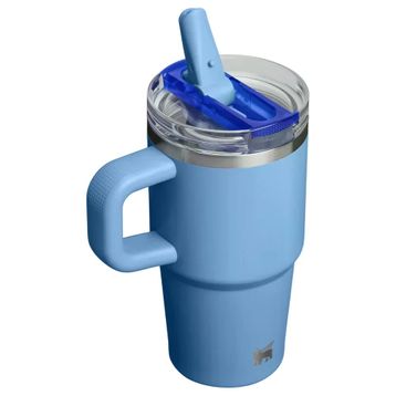Stanley Quencher ProTour Flip Straw Tumbler Mavi 0.60 lt Pipetli Termos Bardak