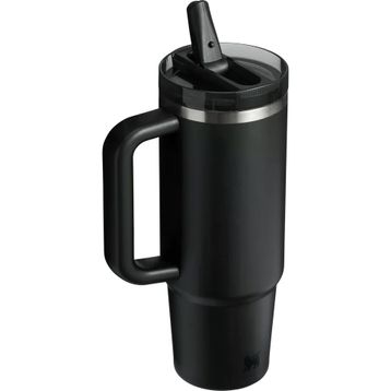 Stanley Quencher ProTour Flip Straw Tumbler Siyah 1.18 lt Pipetli Termos