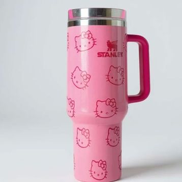 Stanley Quencher X Hello Kitty Pembe 1.18 lt Pipetli Termos