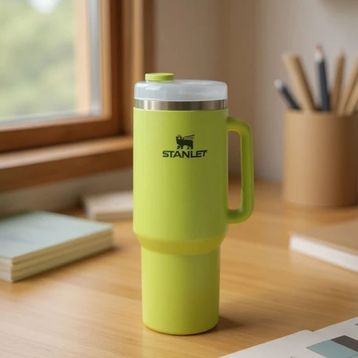 Stanley Quencher X Hello Kitty Yeşil 1.18 lt Pipetli Termos