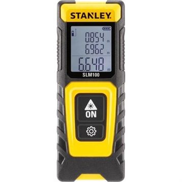 Stanley SLM100 Sarı-Siyah 30 m Lazer Mesafe Ölçüm Cihazı