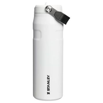 Stanley The IceFlow Flip Straw 2.0 Beyaz-Siyah 0.7 lt Pipetli Termos