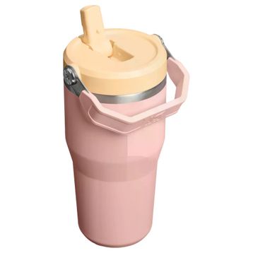 Stanley The Iceflow Flip Straw Peach Rose 0.60 lt Pipetli Termos Bardak